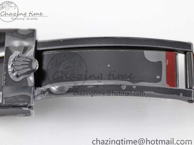 0223 Daytona All Black PVD TWF Best Edition Purple Diamonds Bezel Black Dial on PVD Bracelet SA Lightweight 2446